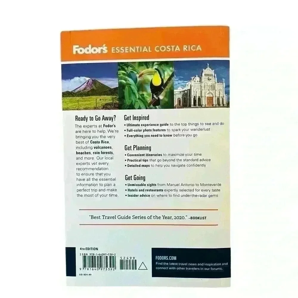 Fodor’s Travel Essential Costa Rica Guide Book